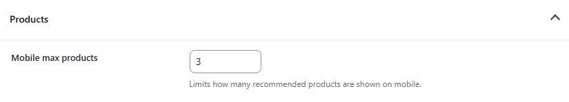 recommended products mobile products